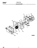 AIR HANDLING PARTS Diagram and Parts List for WAC051T7Z2B  Frigidaire Air Conditioner