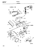 CONTROLS Diagram and Parts List for FRS26ZGGB6  Frigidaire Refrigerator