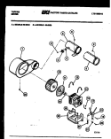 BLOWER AND DRIVE PARTS Diagram and Parts List for 49-2828-00-01  Tappan Dryer