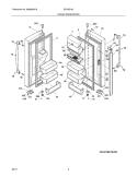 FRESH FOOD DOOR Diagram and Parts List for EI27BS16JS2  Electrolux Refrigerator
