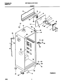 CABINET Diagram and Parts List for WRT18DGCZ1  Frigidaire Refrigerator