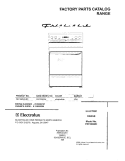 COVER Diagram and Parts List for FEF336WHSC  Frigidaire Range