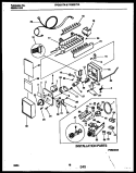 ICE MAKER AND INSTALLATION PARTS Diagram and Parts List for FPGS21TIAL0  Frigidaire Refrigerator