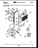SYSTEM AND AUTOMATIC DEFROST PARTS Diagram and Parts List for FPI17TPW0  Frigidaire Refrigerator