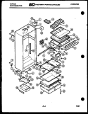 CABINET PARTS Diagram and Parts List for 95-1997-00-01  Tappan Refrigerator
