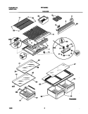 Part Location Diagram of 218755000 Frigidaire SERVICE DATA SHEET