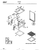 BODY Diagram and Parts List for MPF300PBDB  Frigidaire Range