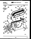 CHEST FREEZER PARTS Diagram and Parts List for CFS18LL5  Frigidaire Freezer