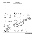RECOMMENDED SPARE PARTS Diagram and Parts List for CAE15ESRR410A10  Crosley Air Conditioner