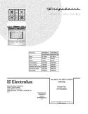 COVER Diagram and Parts List for CPGS389ECA  Frigidaire Range