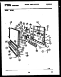 DOOR PARTS Diagram and Parts List for DB400A1  Frigidaire Dishwasher