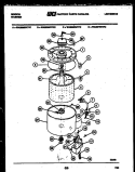 TUB DETAIL Diagram and Parts List for WA28F2WTFC  Gibson Washer