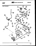 BURNER, MANIFOLD AND GAS CONTROL Diagram and Parts List for 30-4989-00-03  Tappan Range