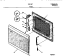 DOOR Diagram and Parts List for SMS138T1B2  Tappan Microwave