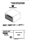 COVER Diagram and Parts List for WAH09EH2T1  Frigidaire Air Conditioner