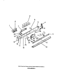 CONTROL PANEL, COOK - MASTER, SWITCHE Diagram and Parts List for REG533DL0  Frigidaire Range