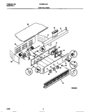 CONTROL PANEL Diagram and Parts List for TEB555CCB2  Tappan Wall Oven