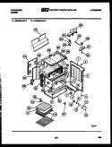 BODY PARTS Diagram and Parts List for REG36CAL3  Frigidaire Range