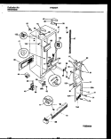 CABINET PARTS Diagram and Parts List for FRS26XRAB0  Frigidaire Refrigerator