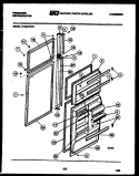 DOOR PARTS Diagram and Parts List for FPCI21TFA1  Frigidaire Refrigerator