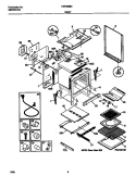 BODY Diagram and Parts List for TGF365BEDB  Tappan Range