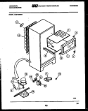 SYSTEM AND AUTOMATIC DEFROST PARTS Diagram and Parts List for ASM140WKW1  Frigidaire Refrigerator