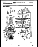MOTOR PUMP PARTS Diagram and Parts List for SP24D5KYGA  Gibson Dishwasher