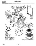 BODY Diagram and Parts List for TGF357CCTF  Tappan Range