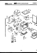 BODY PARTS Diagram and Parts List for 77-4957-66-01  Tappan Range