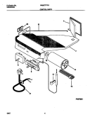 CONTROL PARTS Diagram and Parts List for WAB077F7B1  Frigidaire Air Conditioner