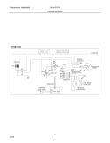 WIRING DIAGRAM Diagram and Parts List for FAH10EP2T1  Frigidaire Air Conditioner