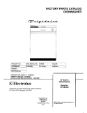COVER Diagram and Parts List for GPDB698JC1  Frigidaire Dishwasher