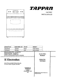 COVER Diagram and Parts List for TEF364AQF  Tappan Range