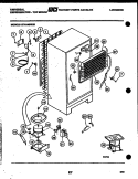 SYSTEM AND AUTOMATIC DEFROST PARTS Diagram and Parts List for GTN140WGY3  Uni Refrigerator