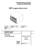 COVER Diagram and Parts List for FAC083K7A5  Frigidaire Air Conditioner