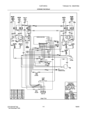WIRING DIAGRAM Diagram and Parts List for GLEF379DCJ  Frigidaire Range