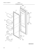 Part Location Diagram of 240536810 Frigidaire Handle-door,black