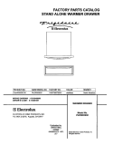 COVER Diagram and Parts List for PLEW30S3CCA  Frigidaire Warming Drawer