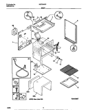 BODY Diagram and Parts List for MGF345CESB  Frigidaire Range