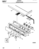 CONTROL PANEL Diagram and Parts List for GSG746RFS2  Gibson Dryer