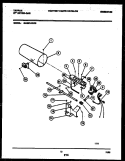 BURNER, IGNITER AND VALVE Diagram and Parts List for 49-2551-00-03  Tappan Dryer
