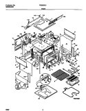 BODY Diagram and Parts List for FES353CCDC  Frigidaire Range