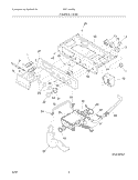 CONTROL PANEL Diagram and Parts List for GTF1040FS0  Gibson Washer