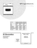 COVER Diagram and Parts List for FEB24S5ABC  Frigidaire Wall Oven
