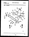CONSOLE AND CONTROL PARTS Diagram and Parts List for MLXE42RBW0  Tappan Washer Dryer Combo