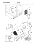 SYSTEM Diagram and Parts List for FRSHT5EFSB0  Frigidaire Refrigerator