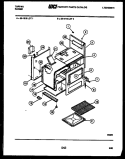 BODY PARTS Diagram and Parts List for 32-1018-23-01  Tappan Range