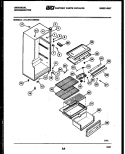 CABINET PARTS Diagram and Parts List for ATC150WKW2  Frigidaire Refrigerator