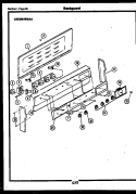 BACKGUARD Diagram and Parts List for CEA1M2WSTA  Gibson Range