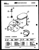 COMPRESSOR PARTS Diagram and Parts List for MC40S7GUNB  Gibson Dehumidifier
